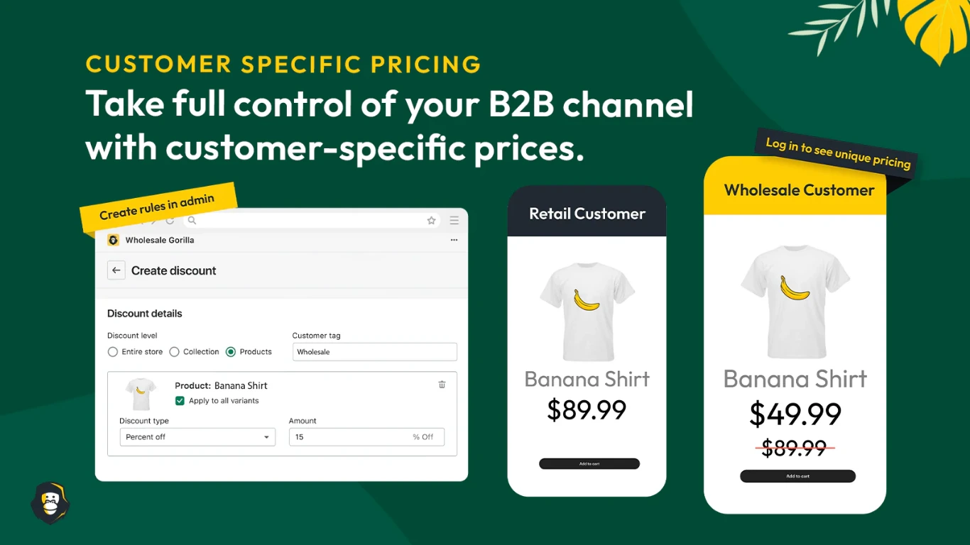 Wholesale Gorilla Shopify app